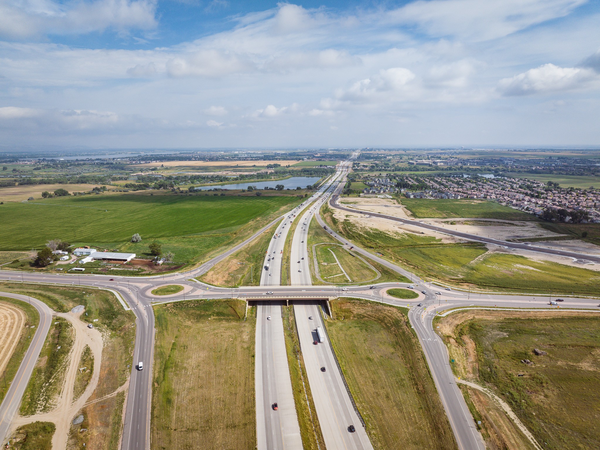 SH402 where it goes over I-25